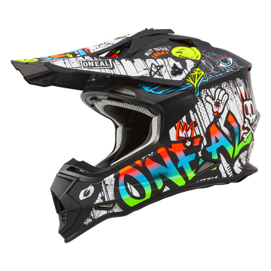 O'Neal 2 SRS Rancid V.24 Helmet Black/White