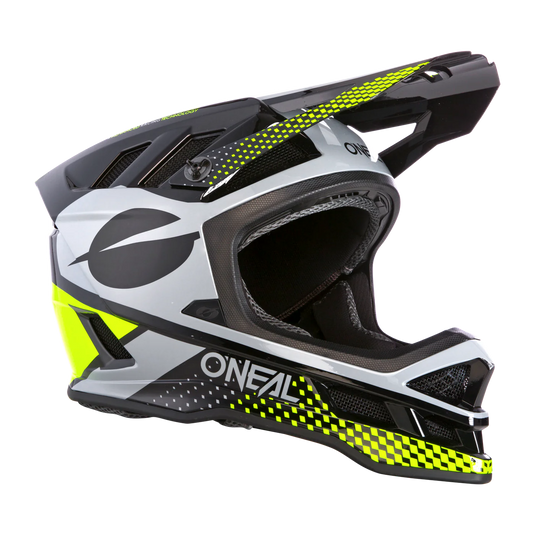 O'Neal Blade Polyacrylite Helmet Ace Black/Neon Yellow