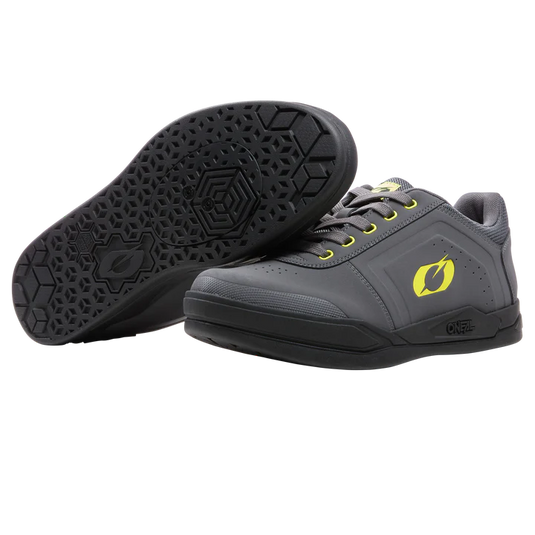 O'Neal Pinned SPD Shoe Gray/Neon Yellow