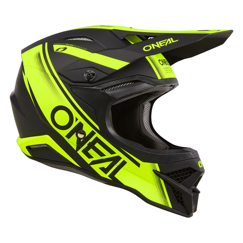 Load image into Gallery viewer, O&#39;Neal 3 SRS Racewear V.24 Helmet Black/Neon
