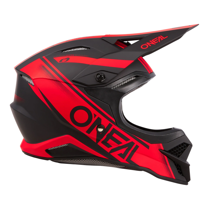 Load image into Gallery viewer, O&#39;Neal 3 SRS Racewear V.24 Helmet Black/Red
