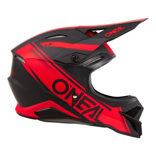 O'Neal 3 SRS Racewear V.24 Helmet Black/Red