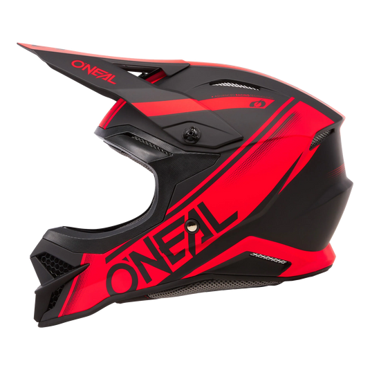 O'Neal 3 SRS Racewear V.24 Helmet Black/Red