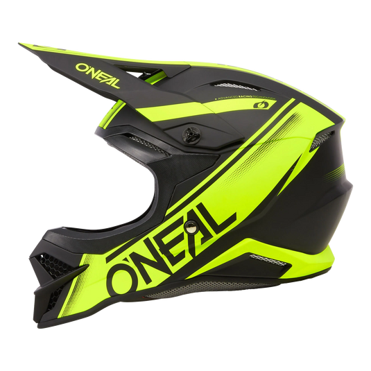 O'Neal 3 SRS Racewear V.24 Helmet Black/Neon