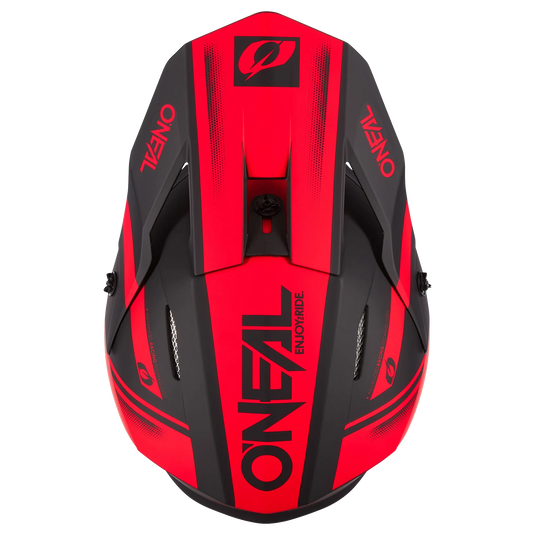 O'Neal 3 SRS Racewear V.24 Helmet Black/Red