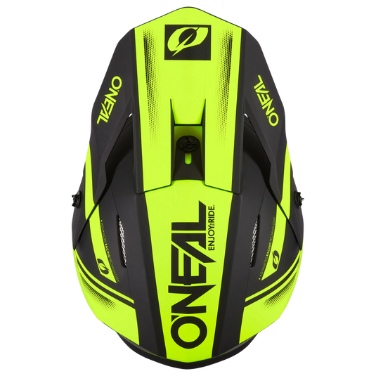 O'Neal 3 SRS Racewear V.24 Helmet Black/Neon