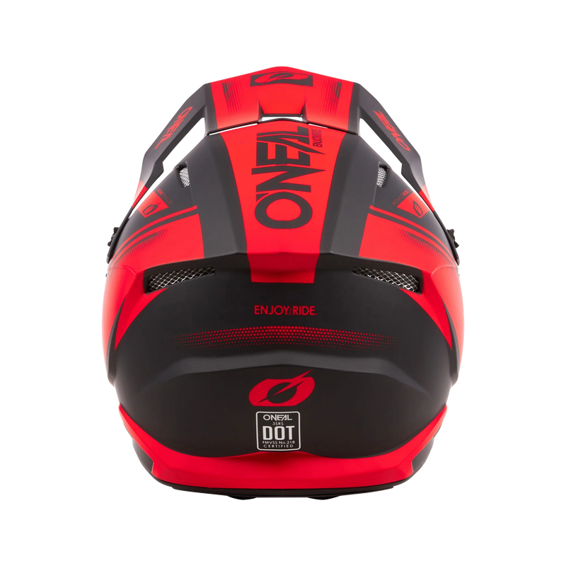 Load image into Gallery viewer, O&#39;Neal 3 SRS Racewear V.24 Helmet Black/Red
