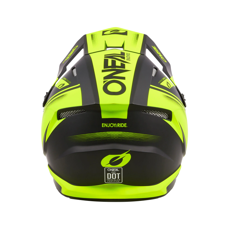 Load image into Gallery viewer, O&#39;Neal 3 SRS Racewear V.24 Helmet Black/Neon
