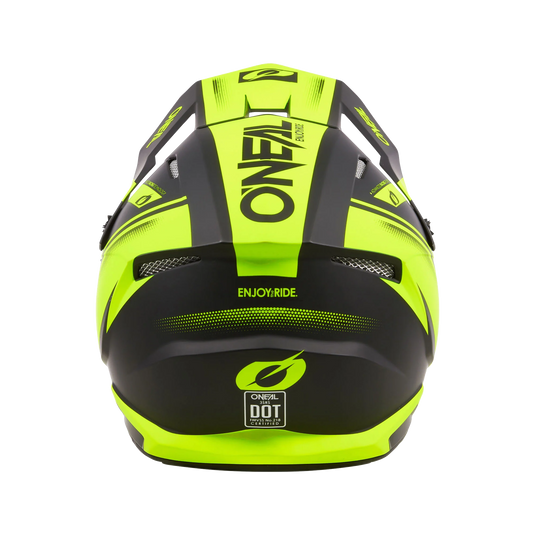 O'Neal 3 SRS Racewear V.24 Helmet Black/Neon