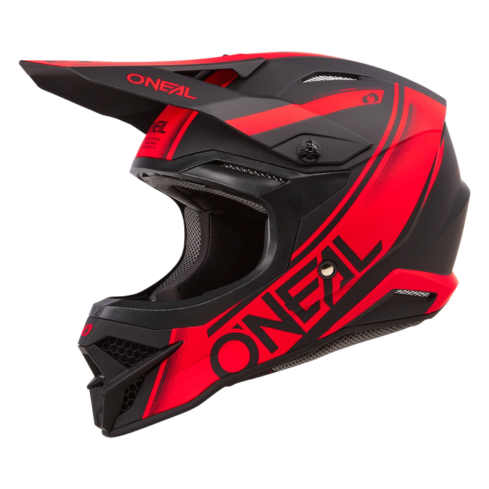 O'Neal 3 SRS Racewear V.24 Helmet Black/Red