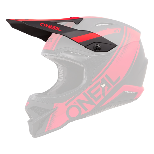 Replacement O'Neal 3 SRS Racewear Black/Red Helmet Visor