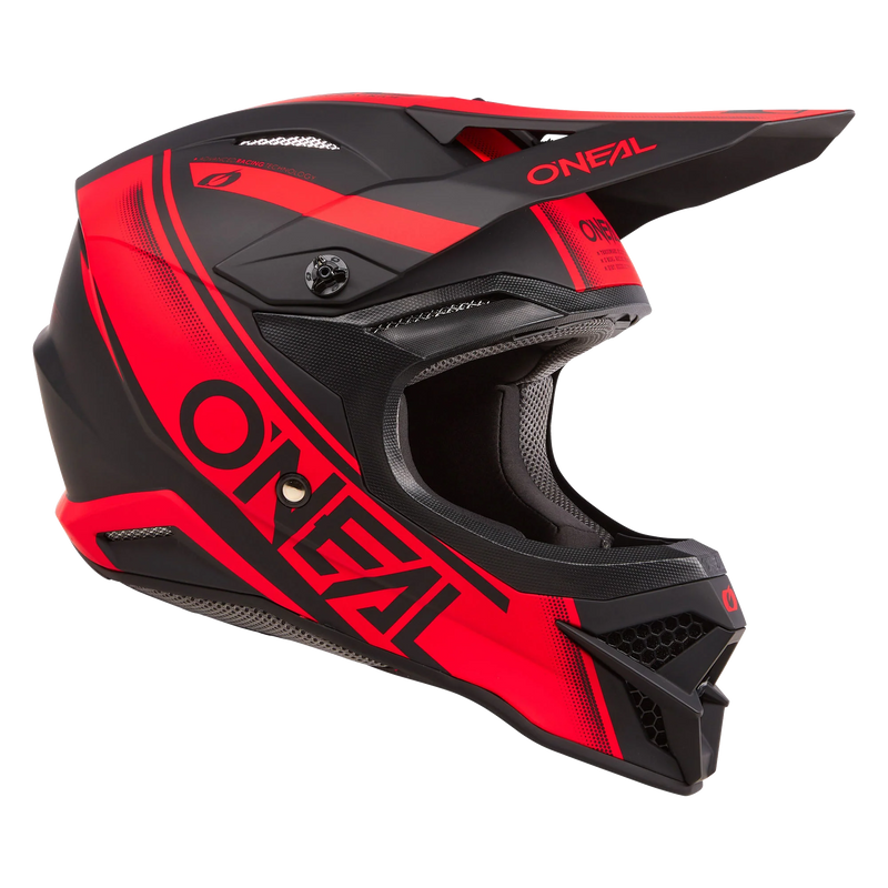 Load image into Gallery viewer, O&#39;Neal 3 SRS Racewear V.24 Helmet Black/Red
