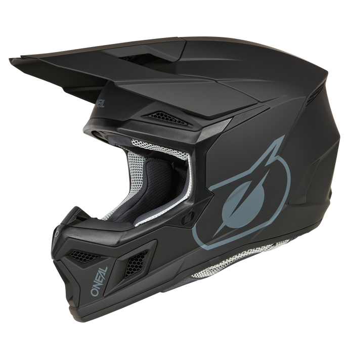 O'neal 3 SRS Solid Black Helmet