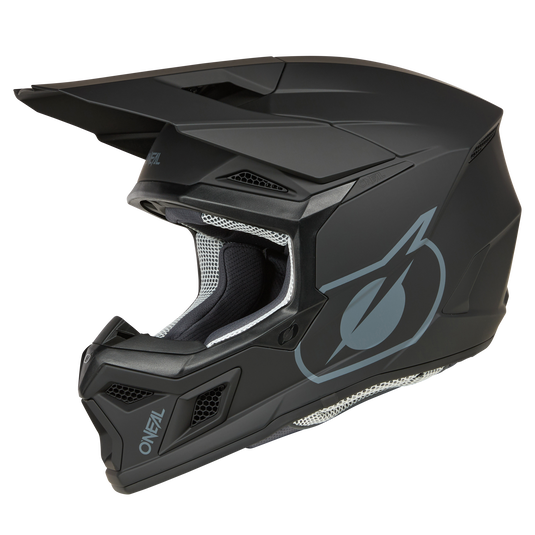 O'neal 3 SRS Solid Black Helmet