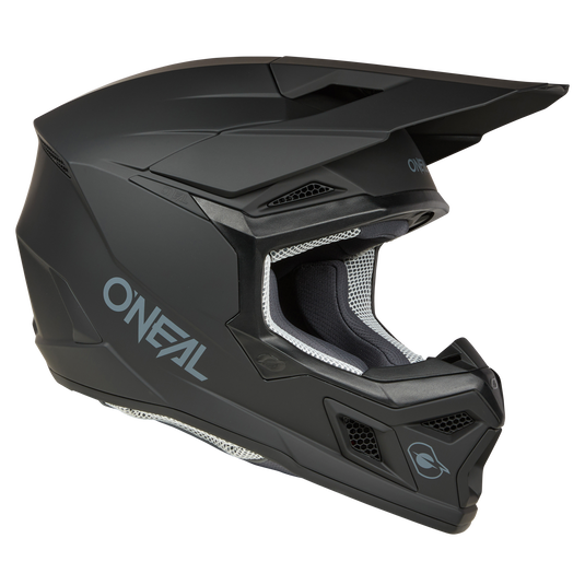 O'neal 3 SRS Solid Black Helmet