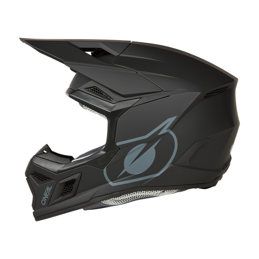 O'neal 3 SRS Solid Black Helmet