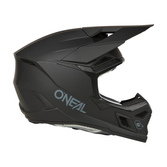 O'neal 3 SRS Solid Black Helmet