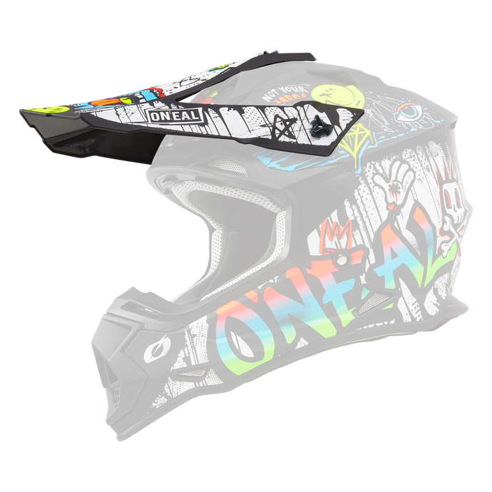 Replacement O'Neal 2 SRS Youth Rancid V.24 Multi Helmet Visor