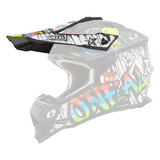 Replacement O'Neal 2 SRS Youth Rancid V.24 Multi Helmet Visor