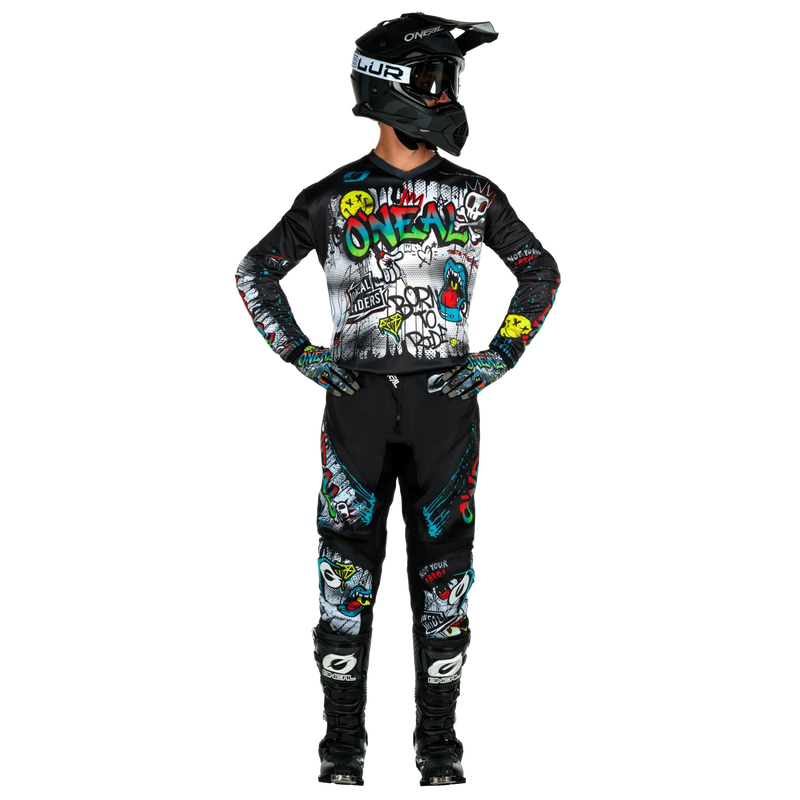 Load image into Gallery viewer, O&#39;NEAL Youth Element Rancid V.24 Pants Black/White
