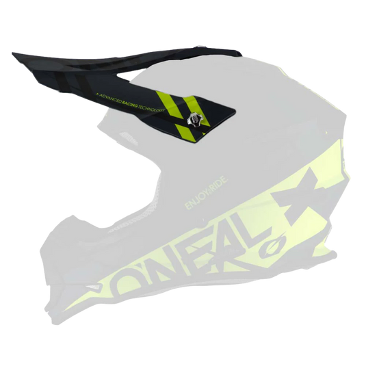 Replacement O'Neal 2 SRS Spyde black/hi-viz visor