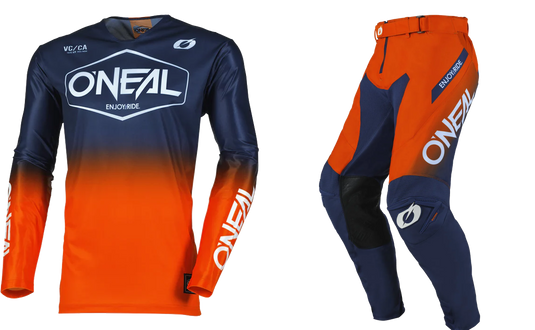 O'Neal Mayhem Hexx V.25 Blue / Orange Pants & Jersey Gearset