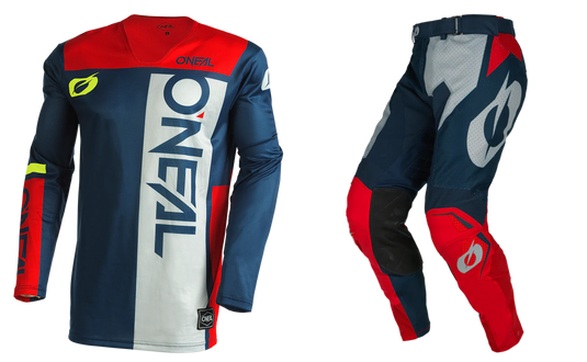 O'Neal Hardwear Air Slam Blue/Red Pants & Jersey Gearset