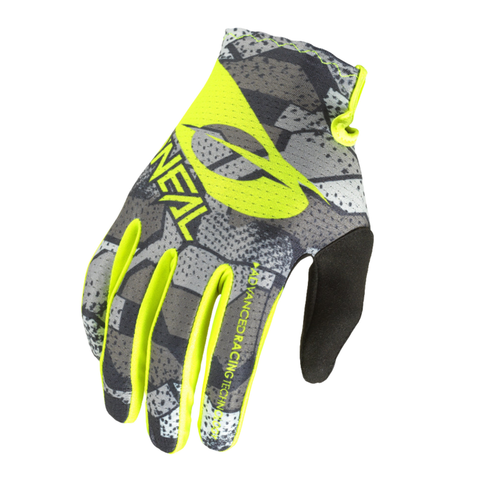 O'NEAL Matrix Glove Camo Gray/Neon Yellow