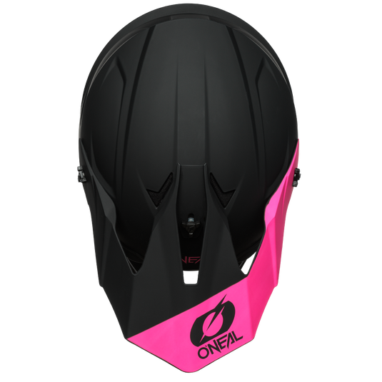 O'Neal 1 SRS Solid Helmet Black/Pink