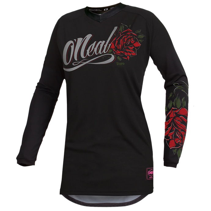 O'NEAL Women's Element Threat Jersey Black/Red