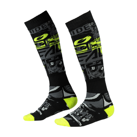 O'NEAL Pro MX Ride Black/Neon Sox