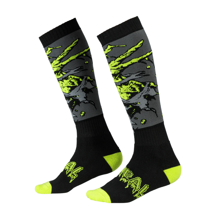 O'NEAL Pro MX Zombie Black/Green Sox