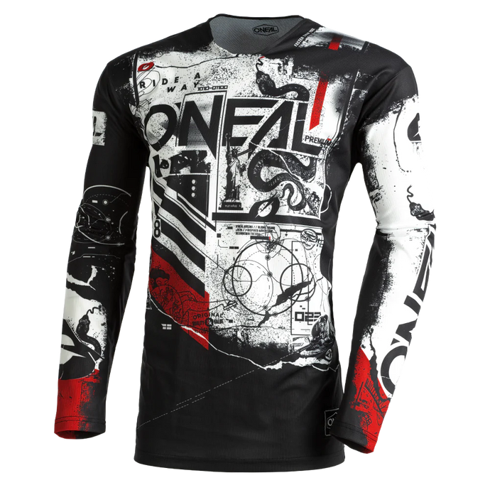 O'Neal Mayhem Scarz Jersey Black/White