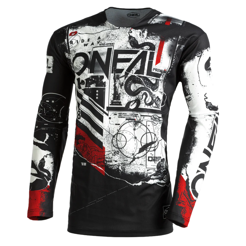 Load image into Gallery viewer, O&#39;Neal Mayhem Scarz Jersey Black/White
