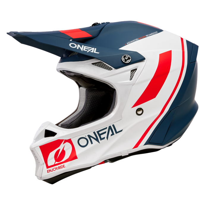 O'Neal 10 SRS Flow V.23 Helmet Blue/White/Red