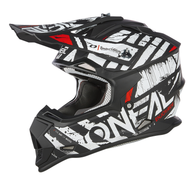 O'Neal 2 SRS Glitch V.23 Helmet Black/White