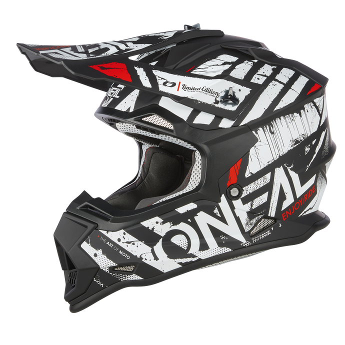 O'Neal 2 SRS Glitch V.23 Helmet Black/White