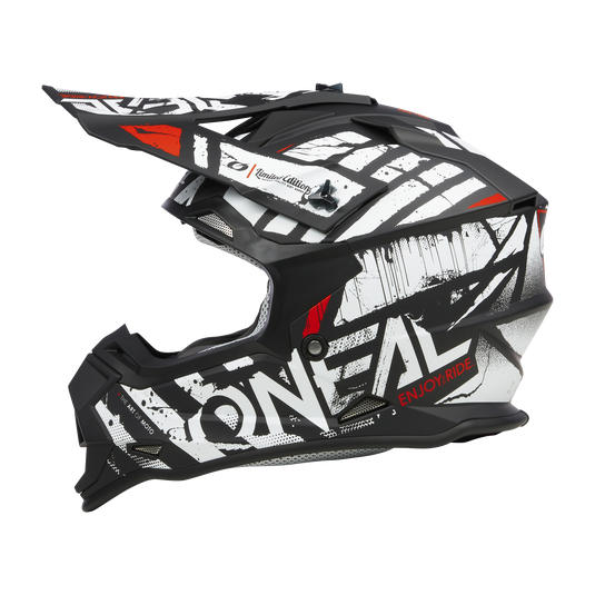 O'Neal 2 SRS Glitch V.23 Helmet Black/White