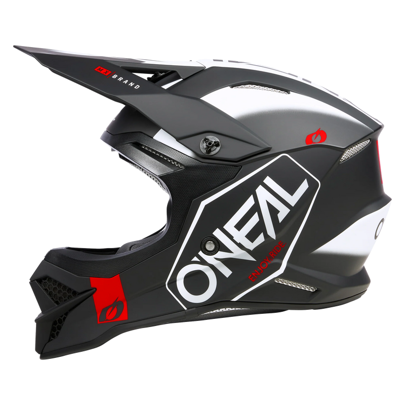 Load image into Gallery viewer, O&#39;Neal 3 SRS Hexx V.23 Helmet Black/White
