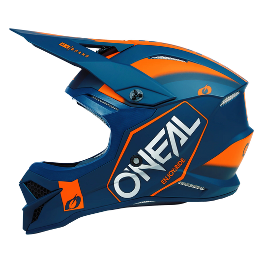 O'Neal 3 SRS Hexx V.23 Helmet Blue/Orange