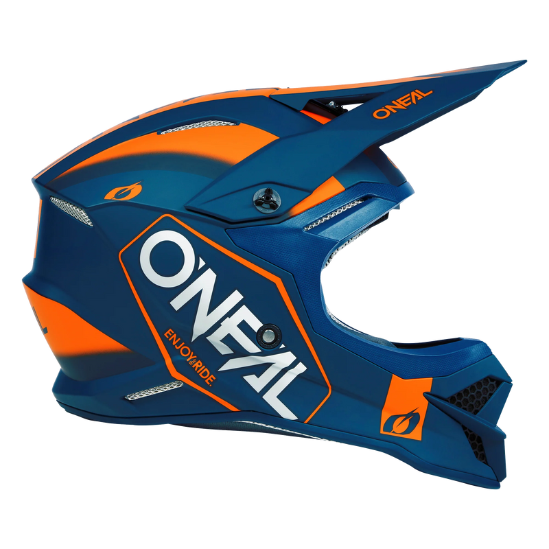 Load image into Gallery viewer, O&#39;Neal 3 SRS Hexx V.23 Helmet Blue/Orange
