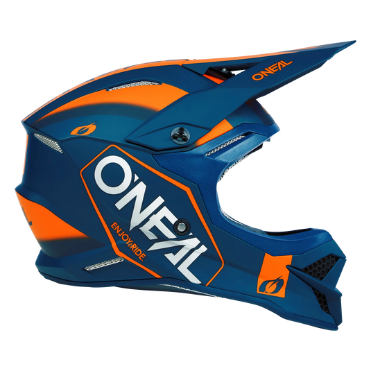 O'Neal 3 SRS Hexx V.23 Helmet Blue/Orange