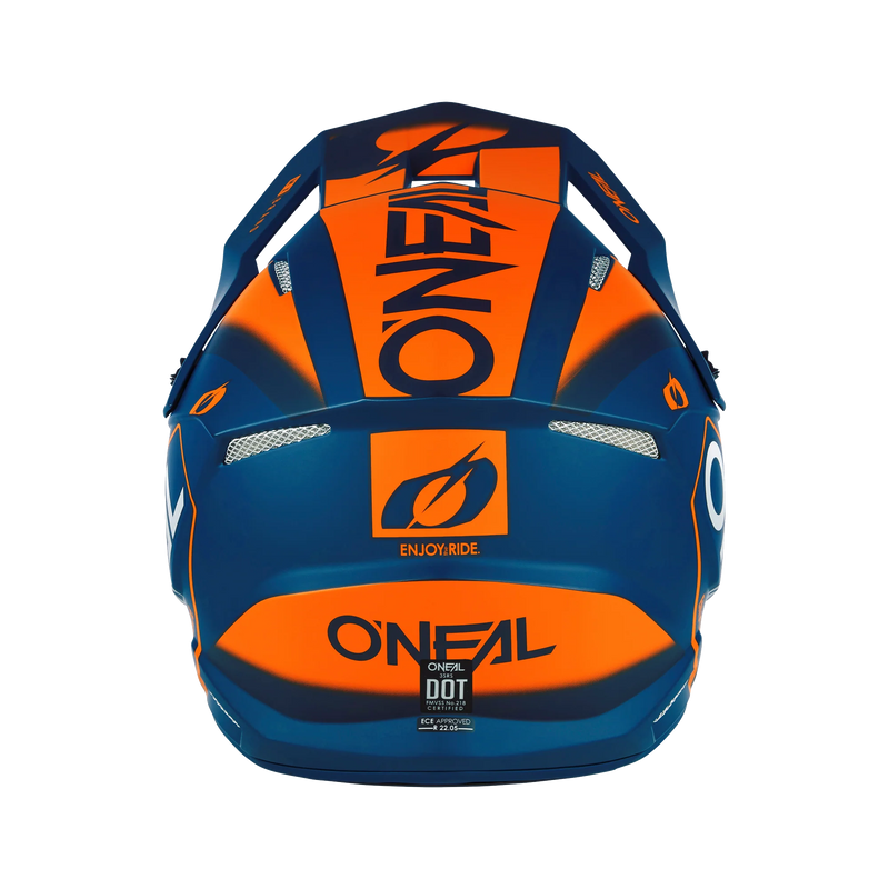 Load image into Gallery viewer, O&#39;Neal 3 SRS Hexx V.23 Helmet Blue/Orange
