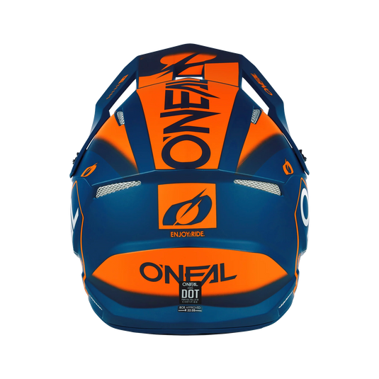 O'Neal 3 SRS Hexx V.23 Helmet Blue/Orange