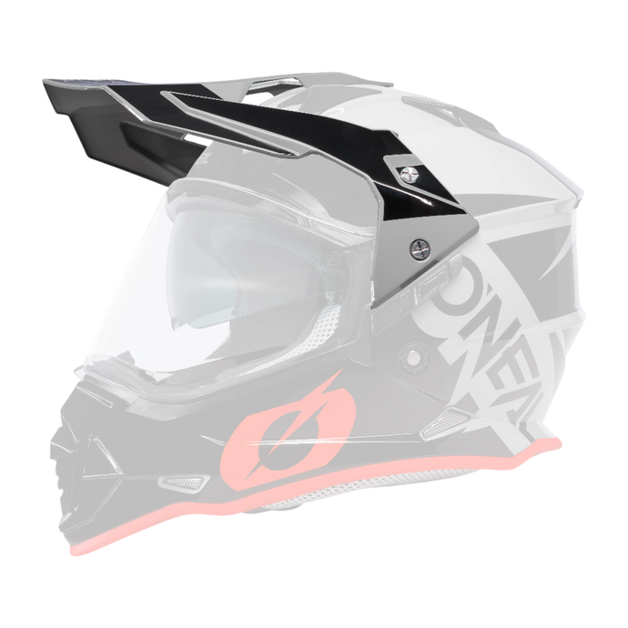 Replacement O'Neal Sierra R Gray/Black/Red Visor