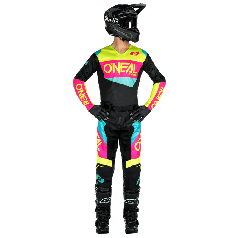 Load image into Gallery viewer, O&#39;Neal Hardwear Air V.24 Slam Jersey Black/Neon/Pink
