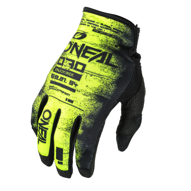 Load image into Gallery viewer, O&#39;NEAL Youth Mayhem Scarz V.24 Glove Black/Neon
