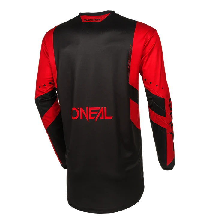 Load image into Gallery viewer, O&#39;Neal Element Racewear V.24 Black/Red Pants &amp; Jersey Gearset
