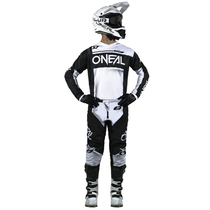 Load image into Gallery viewer, O&#39;Neal Element Racewear V.25 Black/White Pants &amp; Jersey Gearset
