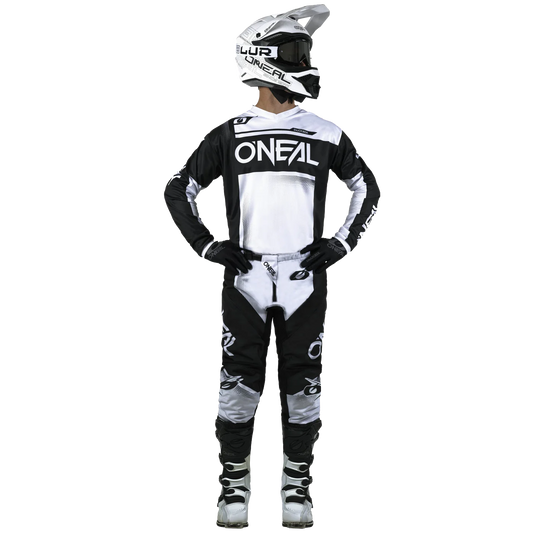 O'Neal Element Racewear V.25 Black/White Pants & Jersey Gearset